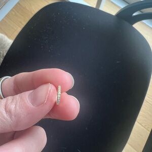 Pamela love opal huggie 6mm